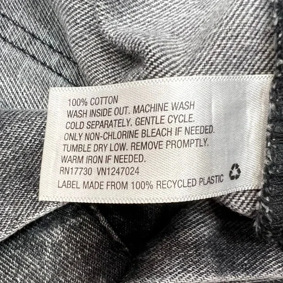 Wild Fable Distressed Denim‎ Shorts High Rise Cutoff Black Wash Size 0 - Picture 4 of 12